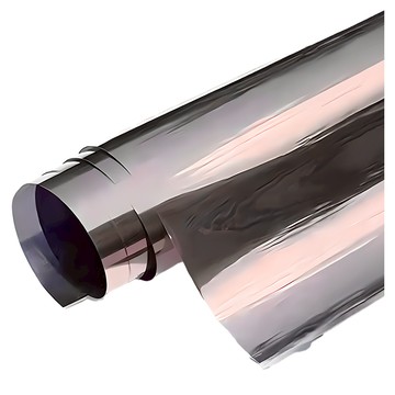 單向透視 遮光 無膠玻璃貼 靜電玻璃隔熱膜 45x120CM  鑽石茶  1個