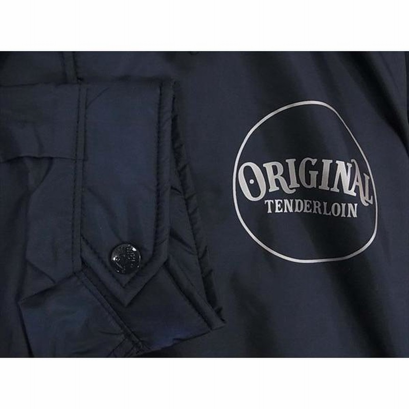 TENDERLOIN テンダーロイン T-NYLON COACH JKT QB グラフィックロゴ