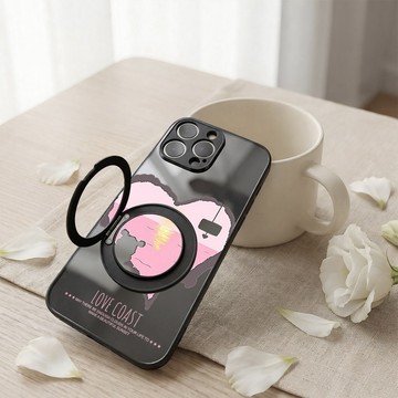 愛海岸 旋轉支架金屬 無綫充電磁吸OPPO RENO16 10 15 11 pro 12 A78 A79 78手機殼