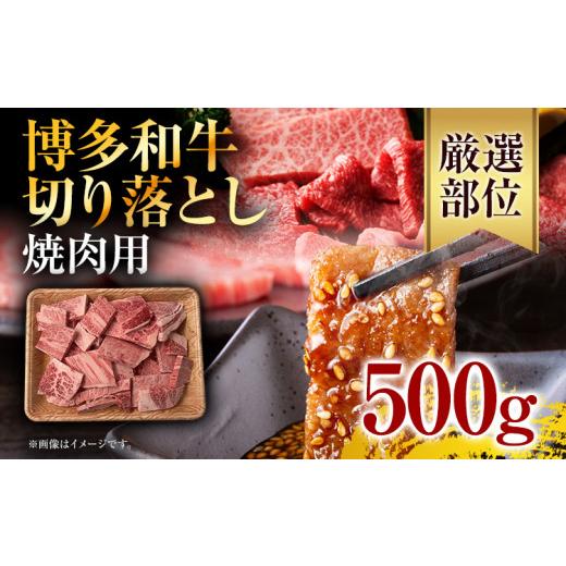 ふるさと納税 福岡県 田川市 訳あり！博多和牛焼肉切り落とし　500g