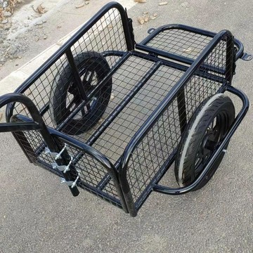 ❤限時免運❤新掛斗戶外拉車電動車摩托車擺攤拉貨露營釣魚三輪後掛小拖車拖掛 利南通家俱