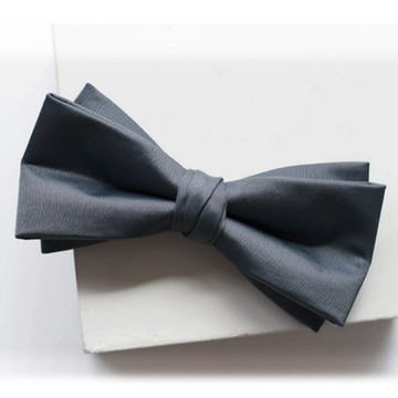 【Laifuu拉福】剪翼精品中折領結新郎結婚領結糾糾-單領結(灰)