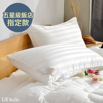 (買1送1)義大利La Belle《3D立體車邊羽絲絨枕》