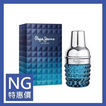 【福利品】Pepe Jeans London 紳士之夜經典淡香水 30ml (For HIM)