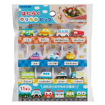 akachan honpo - 交通工具造型食物裝飾叉