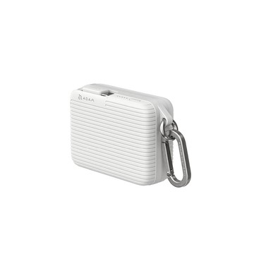 【ADAM 亞果元素】VIONTA T1 旅行用自帶線行動電源 10000mAh｜白色