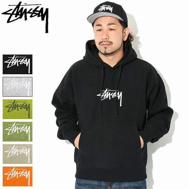 ステューシー パーカー プルオーバー STUSSY メンズ Stock Logo