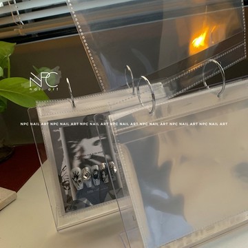 ❰現貨❱美甲店貼紙伴侶 翻頁收納冊甲片展示板防塵方便多用途美甲工具
