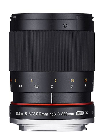 Samyang 鏡頭專賣店: 300mm /F6.3 反射鏡 銀色 for m43(EP1,EP2,EP3,GF1,GF2,GF3,GH1,GH2,GH3)(三個月保固)