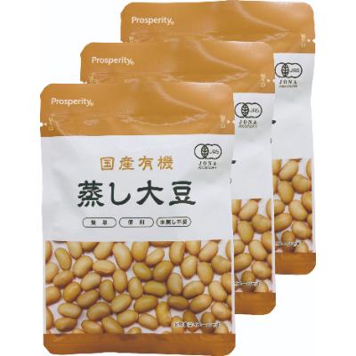 ふるさと納税 岡山市 国産有機蒸し大豆 60g×9袋