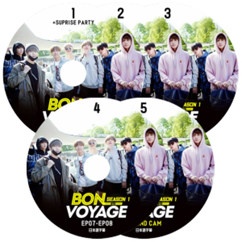 K-POP DVD】BTS 防弾少年団 Bon Voyage Season1 (5枚SET)☆【日本語