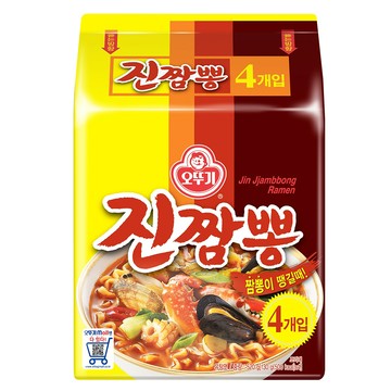 [家速配]不倒翁金螃蟹海鮮風味拉麵520g克 x 1Bag袋