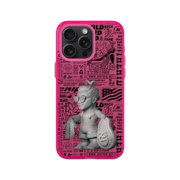 iPhone 15 Pro Max Clear 粉漾桃 - KID - 野人公仔