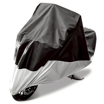 小麥購物防水摩托車罩 L4423 340g  黑色 + 銀色  230 x 95 x 125cm