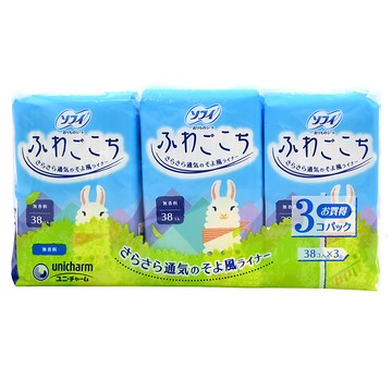 SOFY 蘇菲 日本原裝進口 輕柔乾爽護墊 無香  14cm  114片  1組