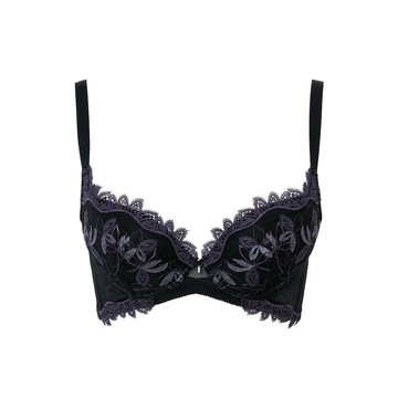 黛安芬-輕塑美型系列 蝴蝶包覆高脇邊 B-E罩杯內衣 黑色｜E003426 04