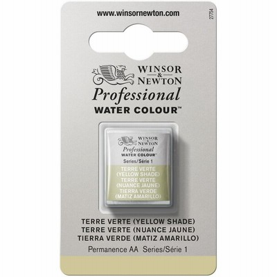 Winsor＆Newton プロフェッショナル ウォーターカラー ハーフパン 638 テールベルトイエローシェード