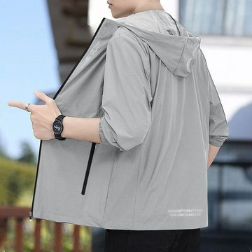 春夏撿漏防曬服男外套夏季防紫外線冰絲防曬衣輕薄款速幹運動夾克