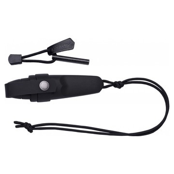 ├登山樂┤瑞典 MORAKNIV 不鏽鋼短直刀組-黑  附掛繩、打火石 # 12629