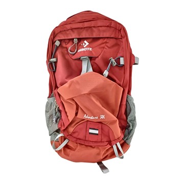 DIBOTE迪伯特 專業登山休閒背包 30L 輕量透氣  酒紅色