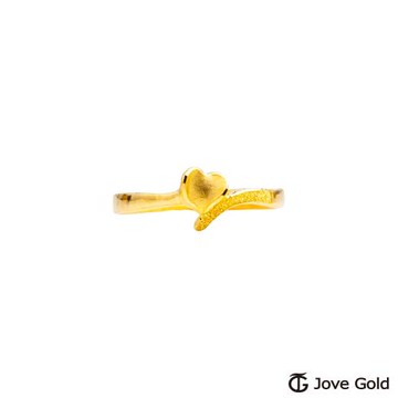 JoveGold漾金飾 隨心所欲黃金戒指