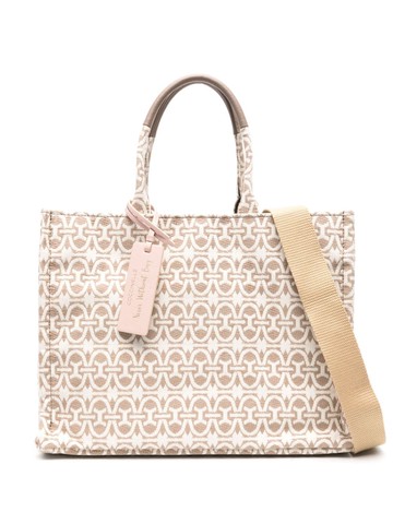 Coccinelle - medium Never Without tote bag - women - Fabric/Calf Leather - One Size - Neutrals