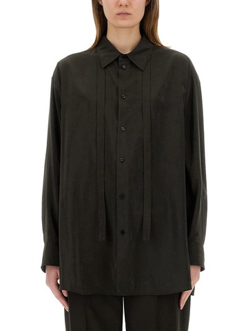 lemaire long shirt with tie