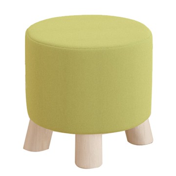 沙發矮凳 布藝小凳子家用創意圓凳時尚客廳沙發凳實木矮凳茶幾凳成人小板凳【MJ6521】