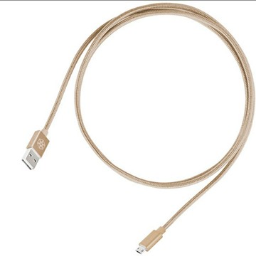 【享最高折300】銀欣 CPU01C 金色 USB Type-A轉Micro-B 0.5m/1m/1.8m 傳輸線