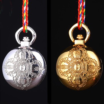 招財好運🙏🏻已過爐開光 楞嚴咒 楞嚴經 佛敎結緣品 批發結緣嘎烏盒楞嚴咒掛件十相自在護身符男女款吊墜圓形項鏈