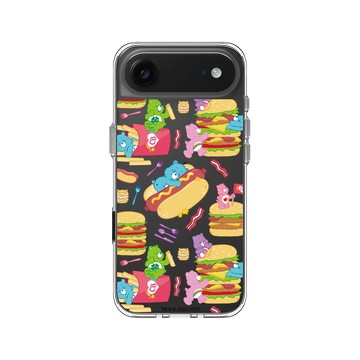 iPhone Air Clear Case（相機按鈕） 透明 - Care Bears - 美食派對