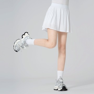 少女A字裙瑜伽舞蹈網球運動短裙百褶裙女褲