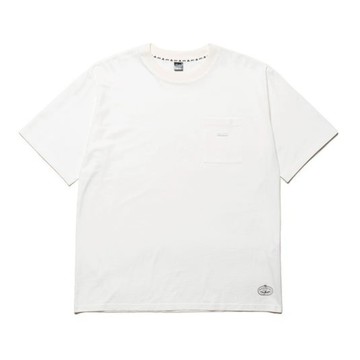 日本限定 POLER PRM PIGMENT DYE TEE 日式染洗仿舊 TEE / 口袋TEE / 白色
