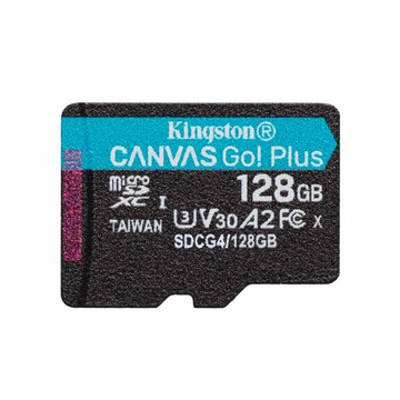【Kingston】Canvas Go!Plus 128G SDCG4 SDXC A2 U3 V30 UHS-I 記憶卡 讀取速度:200MB/s