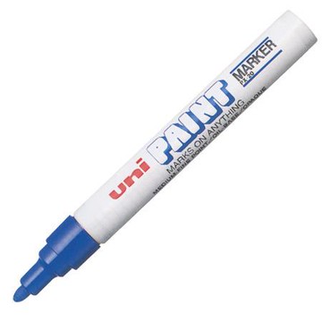 三菱uni油漆筆PX-20/藍/2.2~2.8mm/中細字