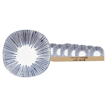 TATUNG 大同磁器 四邊湯碗 - 梅花露 - P4064-149 (15.8*16.1*H5.9CM)  10個