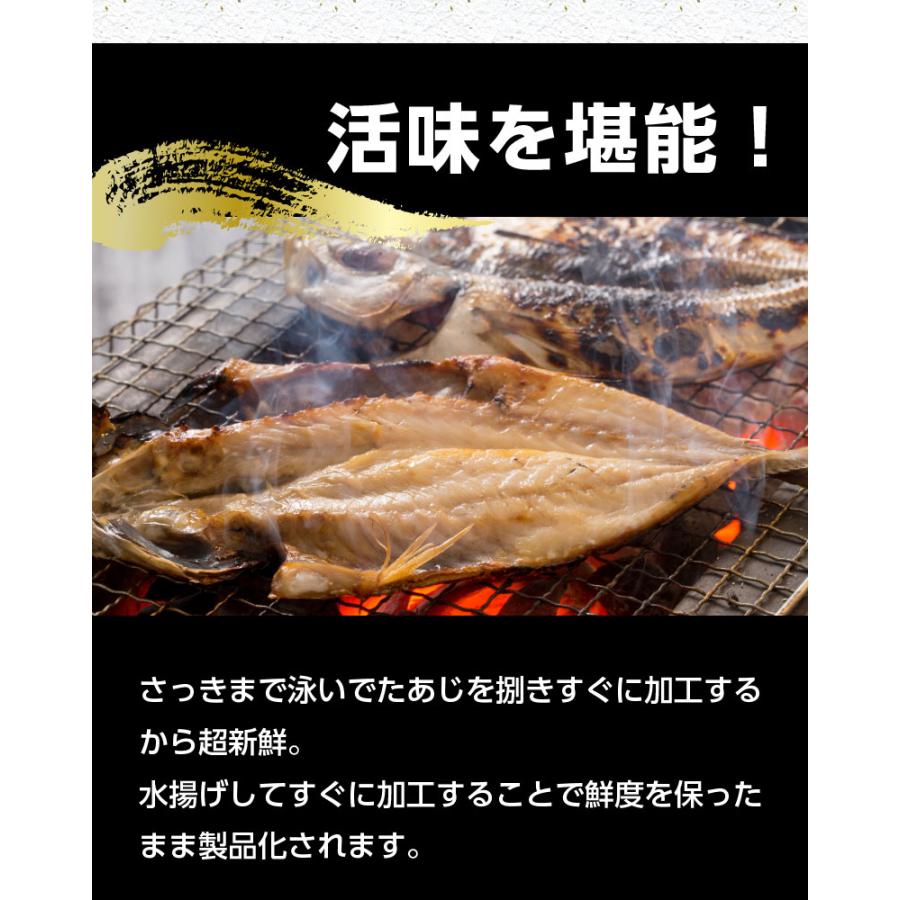 プレゼント ギフト 海鮮 干物 特大真あじ干物 4枚 アジ 干物 贈答用 ギフト 愛媛県産 養殖 真あじ アジの開き 鯵  送料無料 Y凍