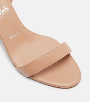 Christian Louboutin Miss Z 80 leather sandals