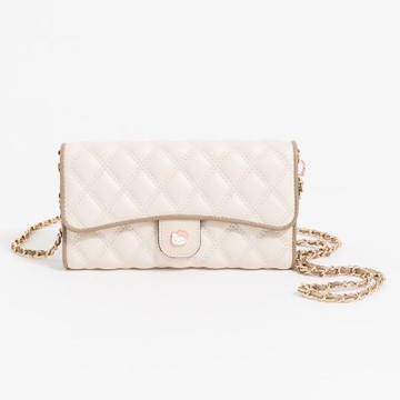 Hello Kitty - Arnold Palmer - 翻蓋長夾  Urban Chic系列 - 杏色