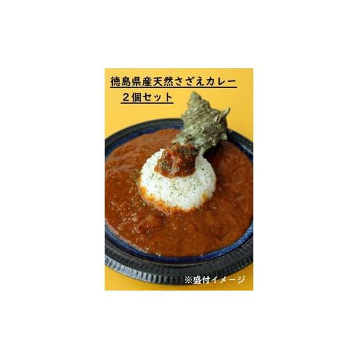 ふるさと納税 徳島県 徳島市 徳島県産天然さざえカレー　２個セット