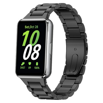 Nivo 智慧手環三珠錶帶  黑色  Galaxy Fit3  1個