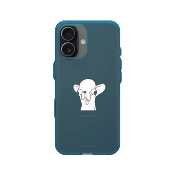 iPhone 17 Clear (相機按鈕) 夜幕藍 - Godgwawa 變種吉娃娃 - 吉本款