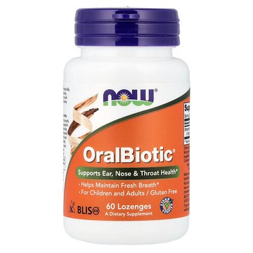 NOW Foods, OralBiotic®，60 錠