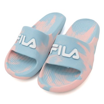 FILA KIDS 休閒 拖鞋 防水 中大童 粉藍 S0562 (2-S833Y-351)