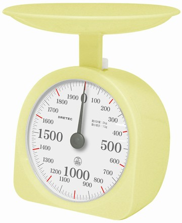 徠福  KS-283YE  日本DRETEC(多利可)料理秤、信秤-2000g  / 台【APP滿額下單4%點數(單一帳號最高1000點)】7/31止
