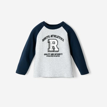 Roots 小童-HERITAGE 長袖上衣 (混色灰)