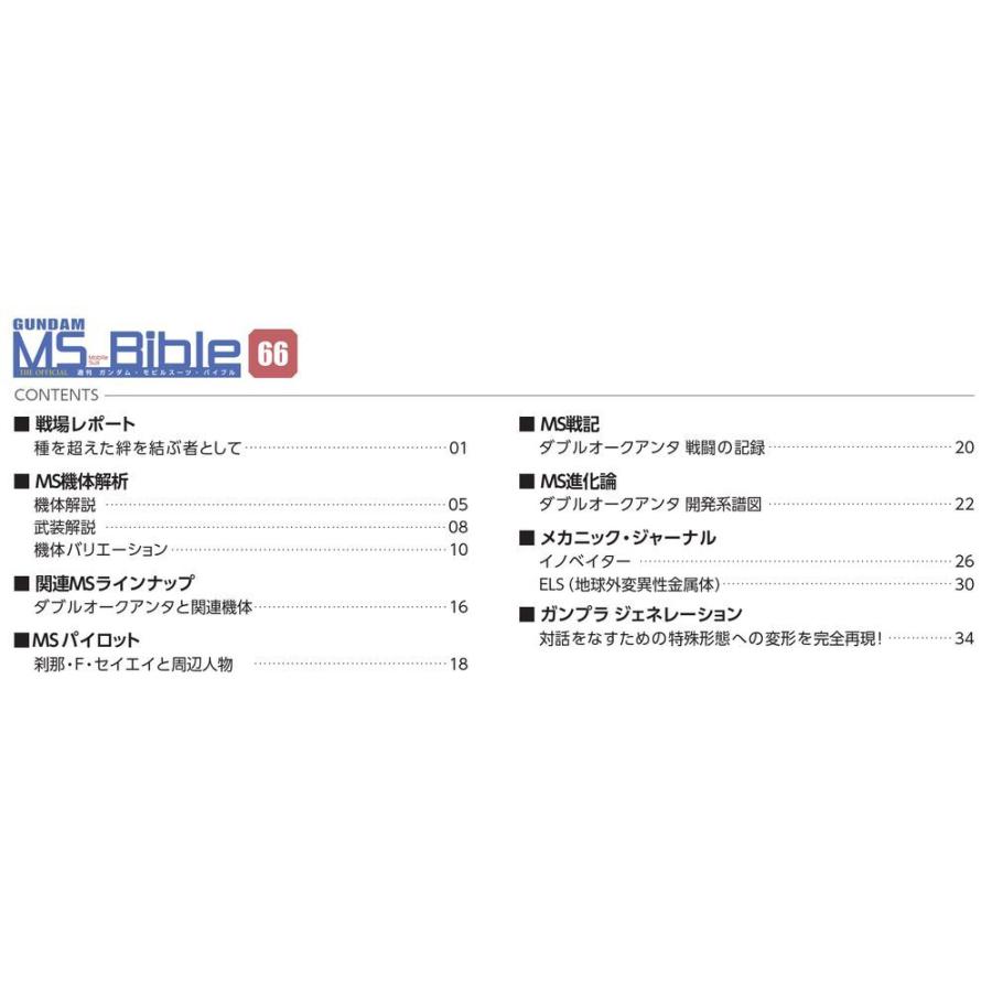 ガンダムモビルスーツバイブル　第66号 デアゴスティーニ