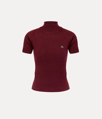 Vivienne Westwood Bea Turtleneck Top Wool Tartan XL Women