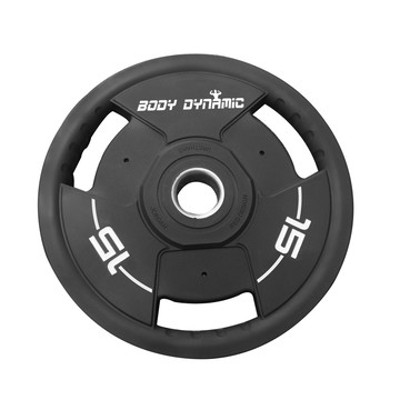 【德旺健身器材】 PU槓片-15kg (一組兩入)