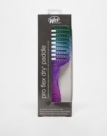 WetBrush Pro Flex Dry Paddle Hair Brush - Ombre Teal-Blue